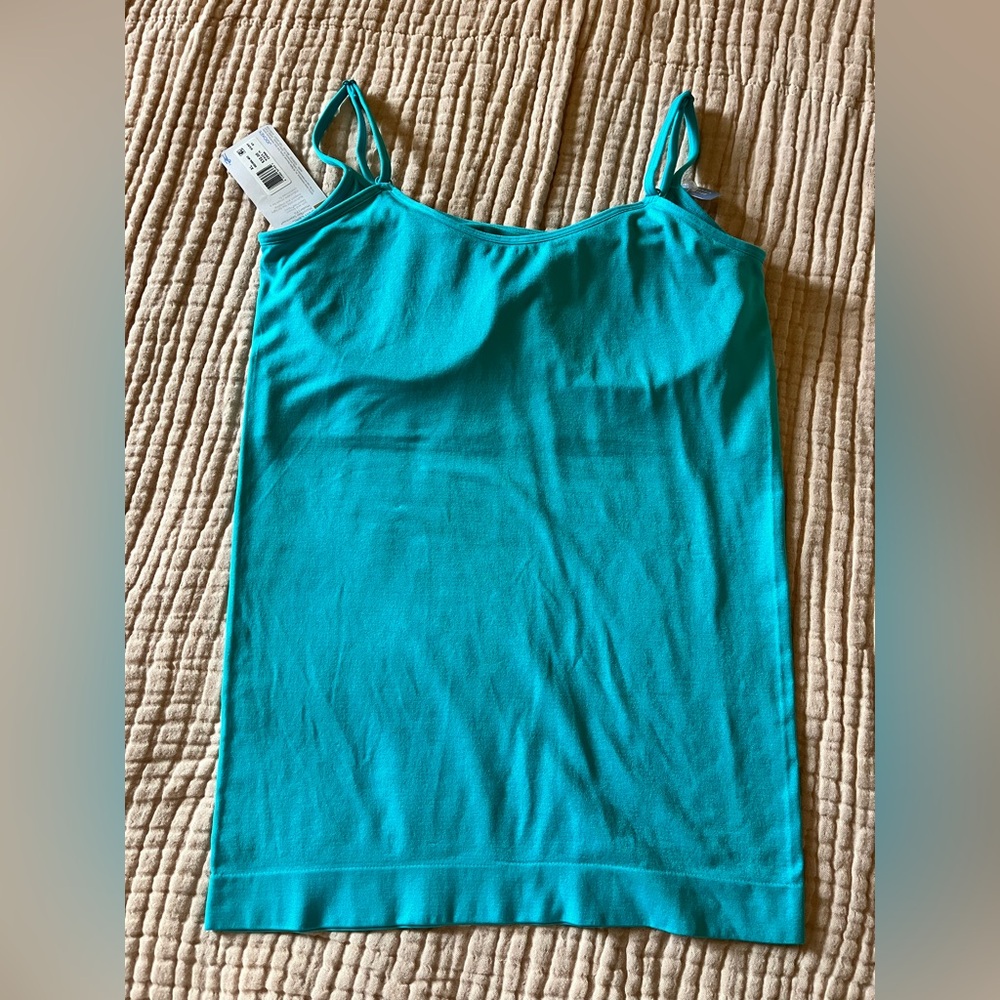 Jockey Duet Cami Microfiber Seamfree Modern Fit Aqua Womens Size XL NWT - Picture 6 of 10